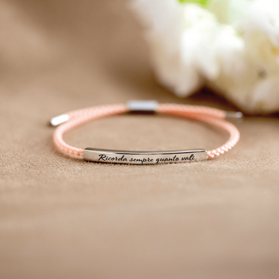 Motivational Bracelet “Always Remember How Much You Are Worth”