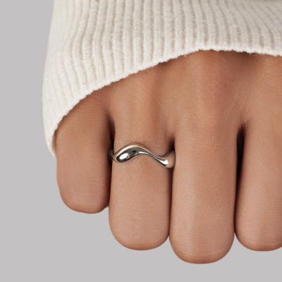 Wellen - Minimalistischer Ring