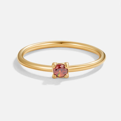 Geburtsstein Goldene Ringe--