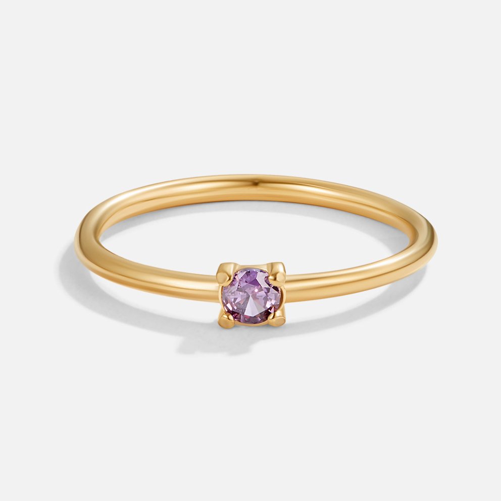 Geburtsstein Goldene Ringe--