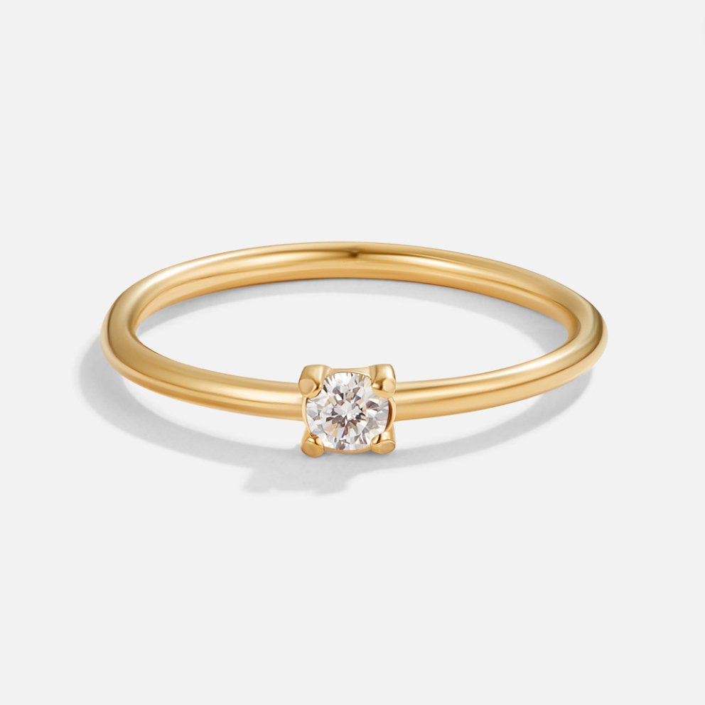 Geburtsstein Goldene Ringe--