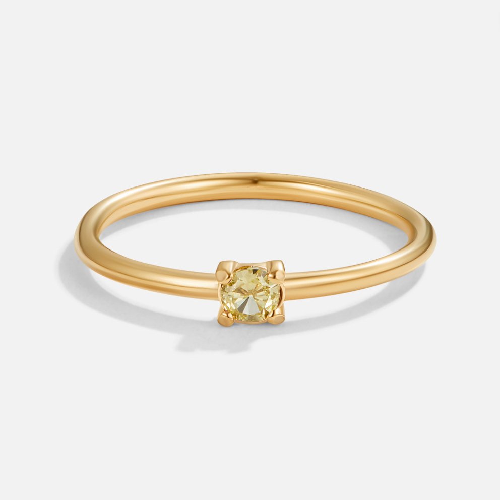 Geburtsstein Goldene Ringe--
