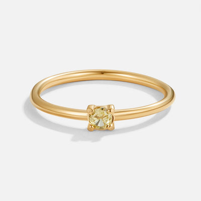 Geburtsstein Goldene Ringe--