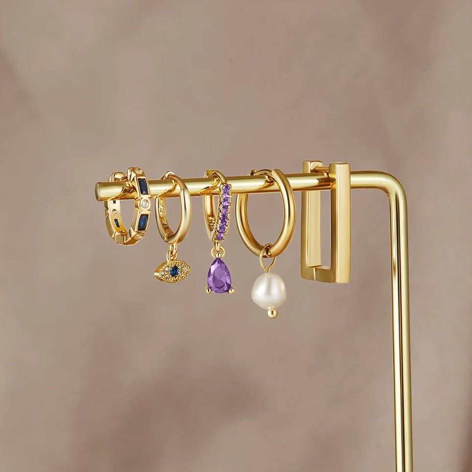 Augen Tropfen Ohrringe