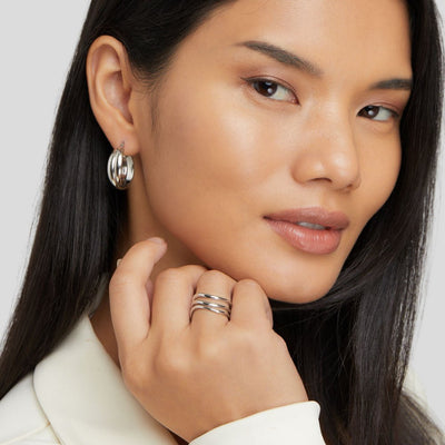 Kiya Gelaagd Silberring